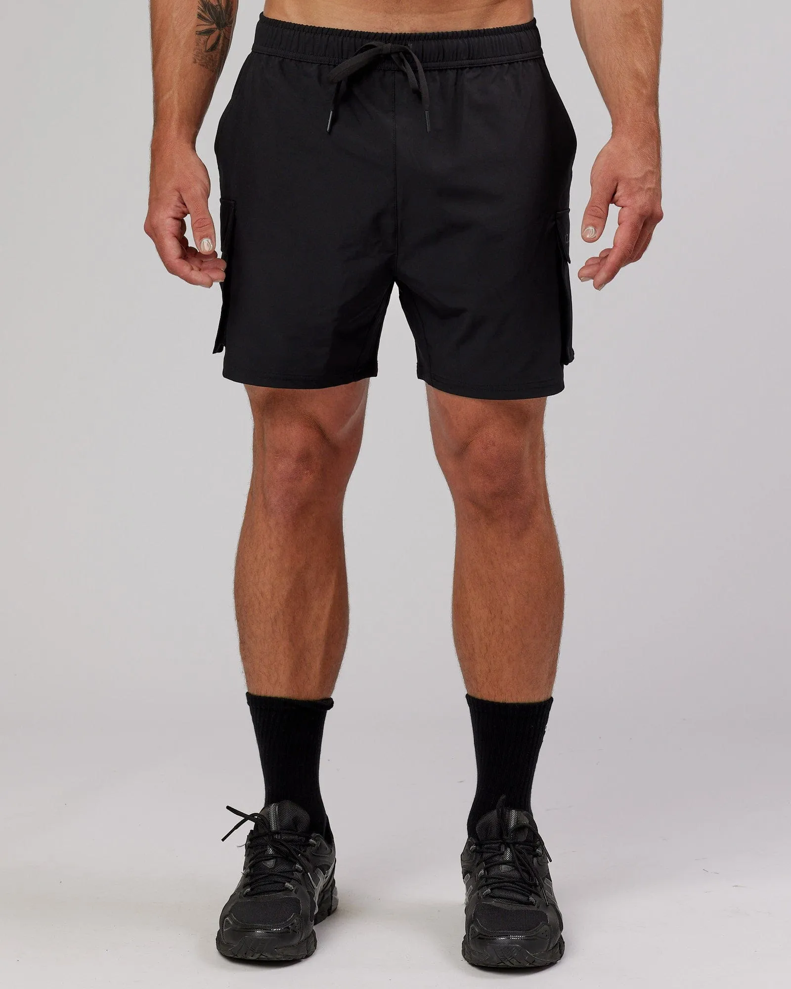 Energy Stretch 6" Performance Cargo Short - Black