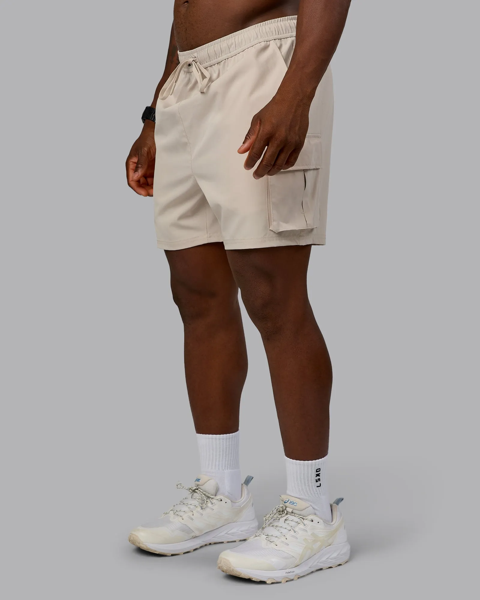 Energy Stretch 6" Performance Cargo Short - Shale Beige