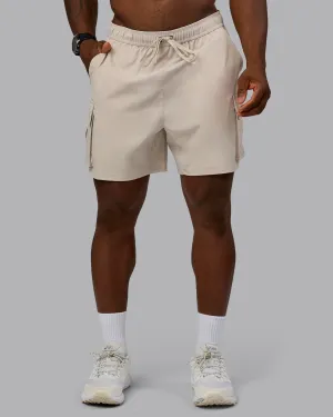 Energy Stretch 6" Performance Cargo Short - Shale Beige