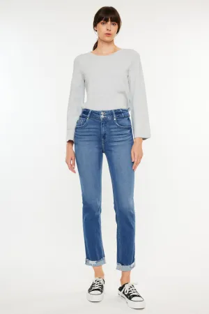 Esme High Rise Slim Straight Leg Jeans