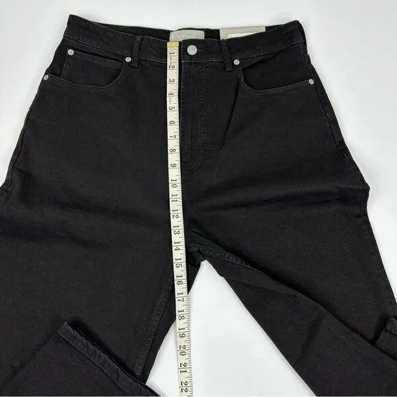 Everlane Women’s NWT Black The Curvy Way-High Minimalist Jean W32/L27.5