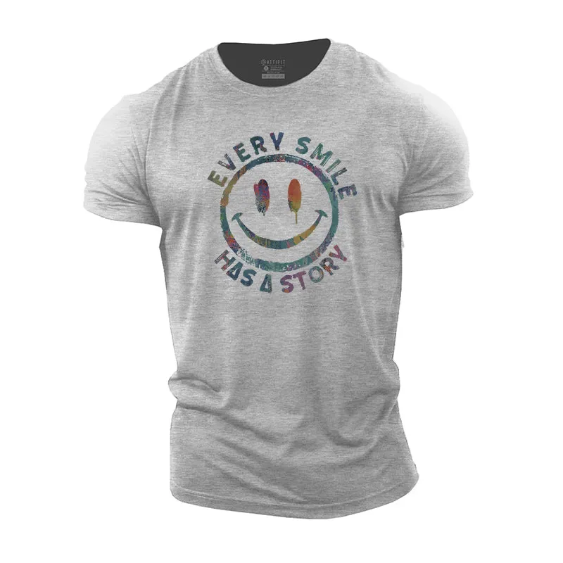 Every Smile Has A Story Cotton T-Shirt