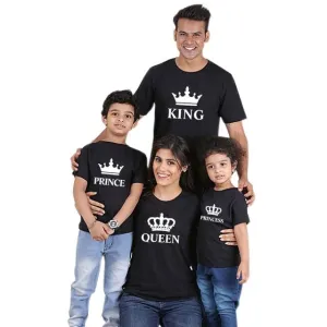 Family Matching King Queen Prince Princess T-shirts