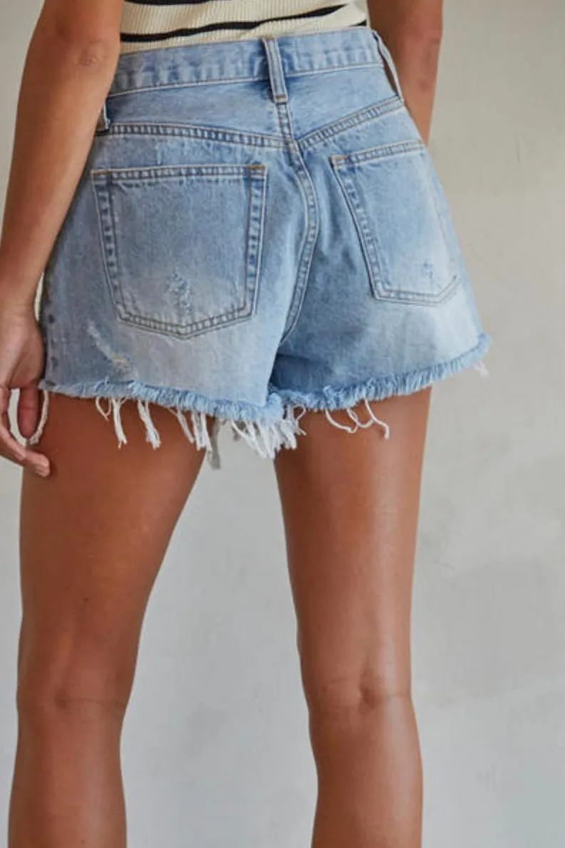 Famous in a Small Town Denim Shorts
