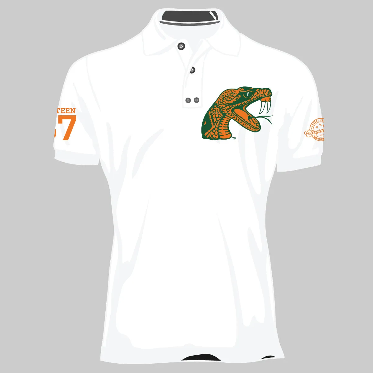 FAMU | The Iconic WHITE Polo Shirt ()