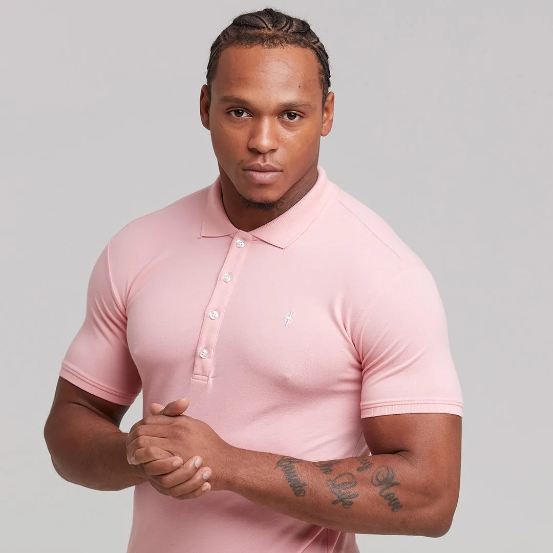 Father Sons Classic Rose Pink Polo Shirt - FSH246