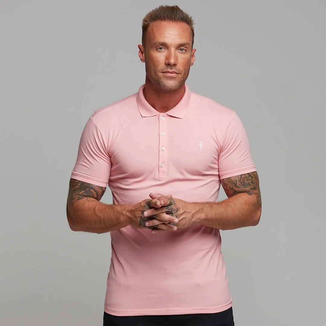 Father Sons Classic Rose Pink Polo Shirt - FSH246
