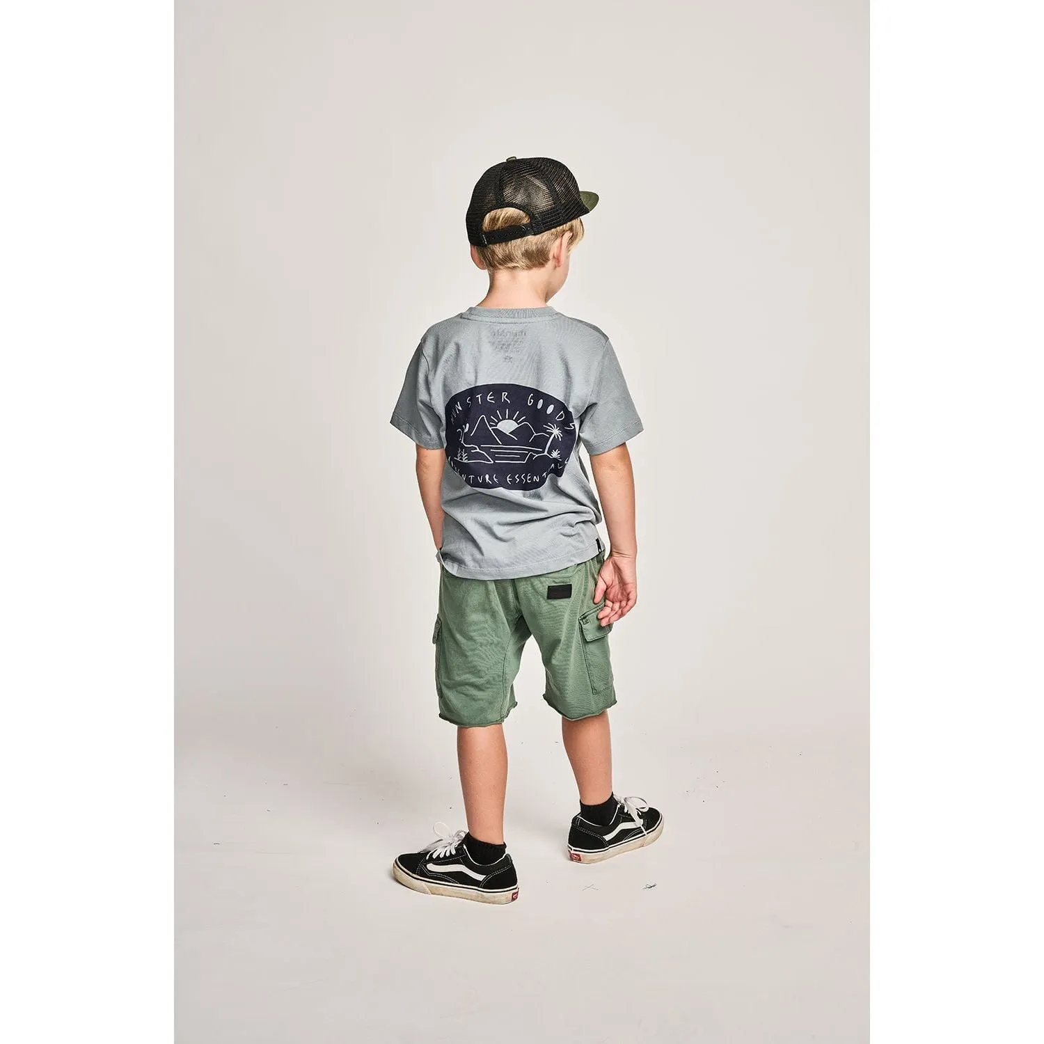 Fave Cargo Short - Washed Green