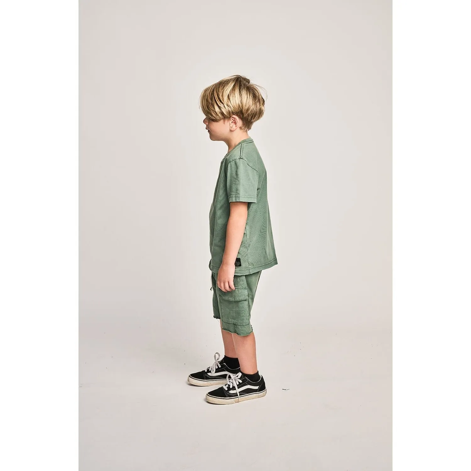 Fave Cargo Short - Washed Green