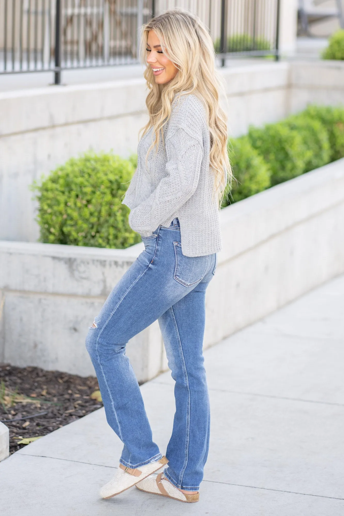 Fawn High Rise Ankle Straight Regular & Plus Sizes