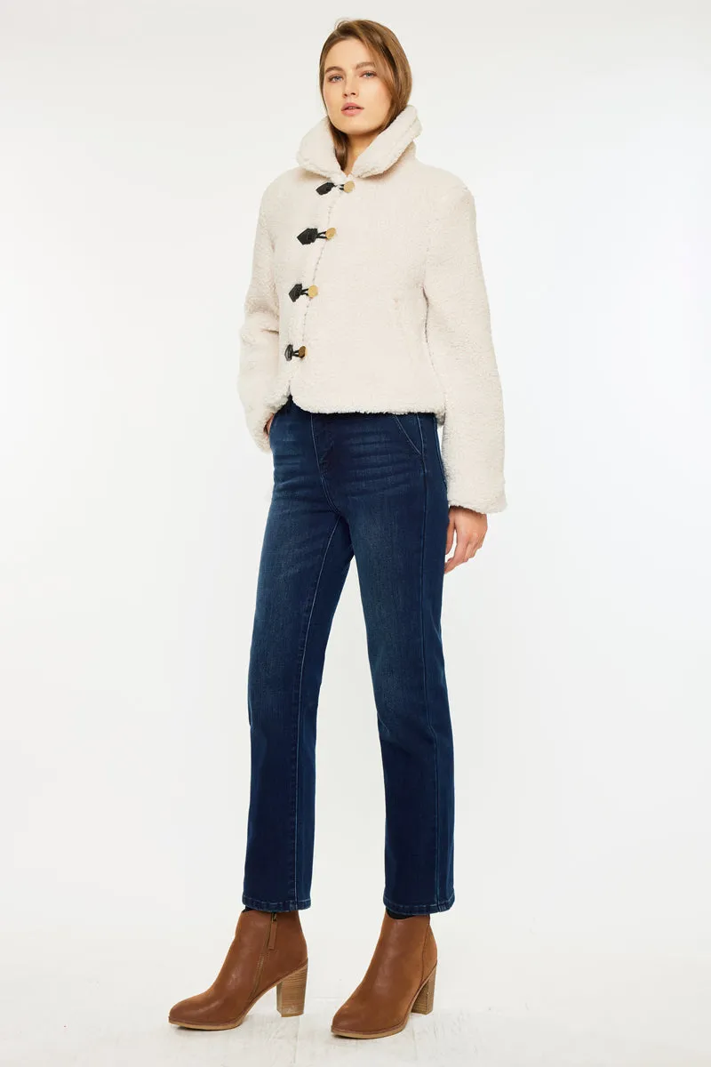 Felicity High Rise Slim Straight Leg Jeans