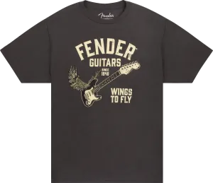 Fender® Wings To Fly T-Shirt, Vintage Black