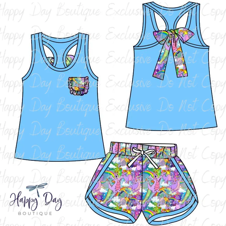 Figment Tank & Short Girl's Set