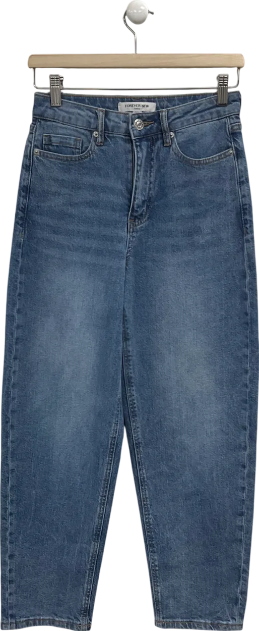 FOREVER NEW Blue Barrel leg Jeans UK 6