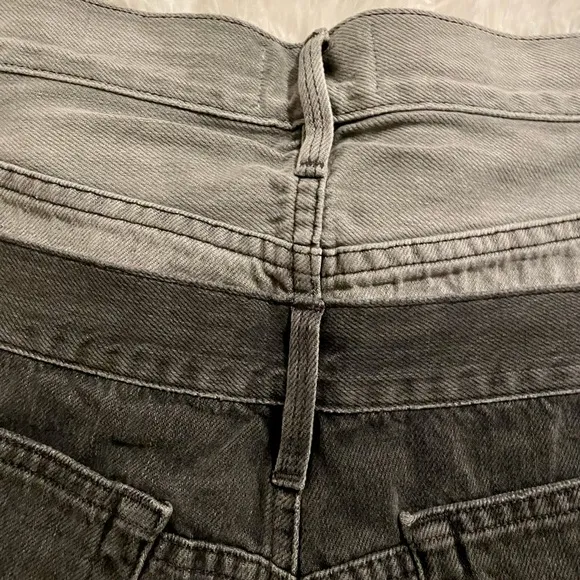Frame Denim Layered Jean Shorts