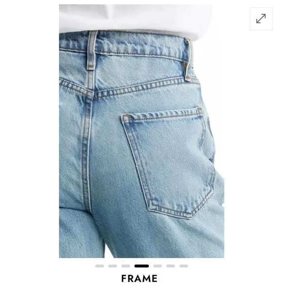 Frame Denim Le Pixie Jane Jean Weston Straight Leg High Waist Sz 28