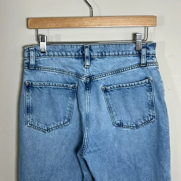 Frame Denim Le Pixie Jane Jean Weston Straight Leg High Waist Sz 28