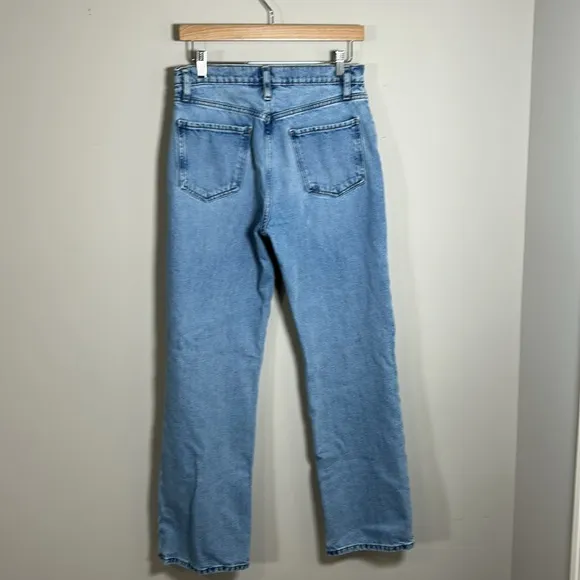Frame Denim Le Pixie Jane Jean Weston Straight Leg High Waist Sz 28