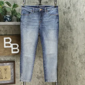 G by Giuliana G-Sculpt Women's Ankle Jeans LA Two Tone Wash 10 Petite