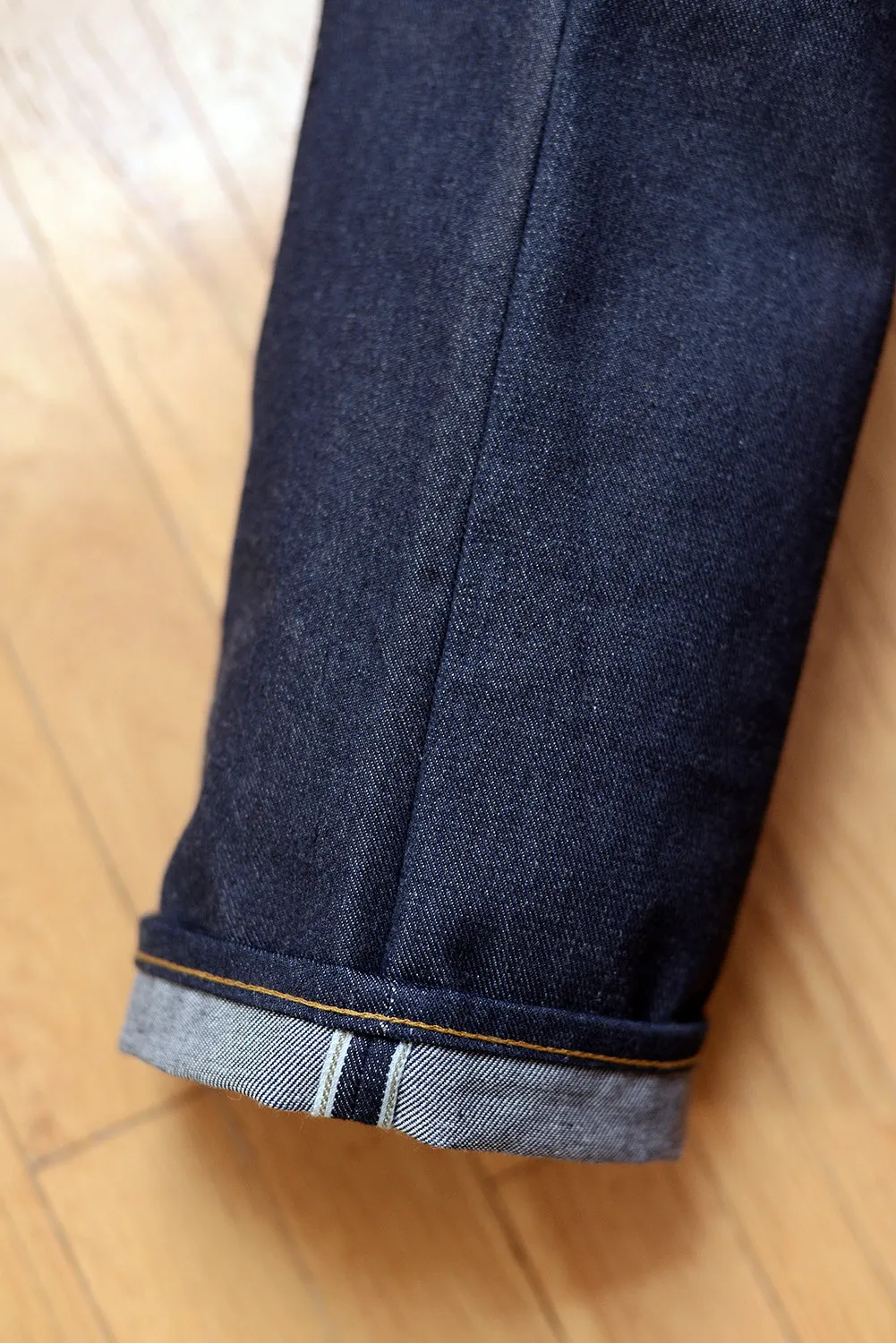 GD110 SLIM TAPERED | Raw 13 Oz Selvedge Denim - Classic Indigo