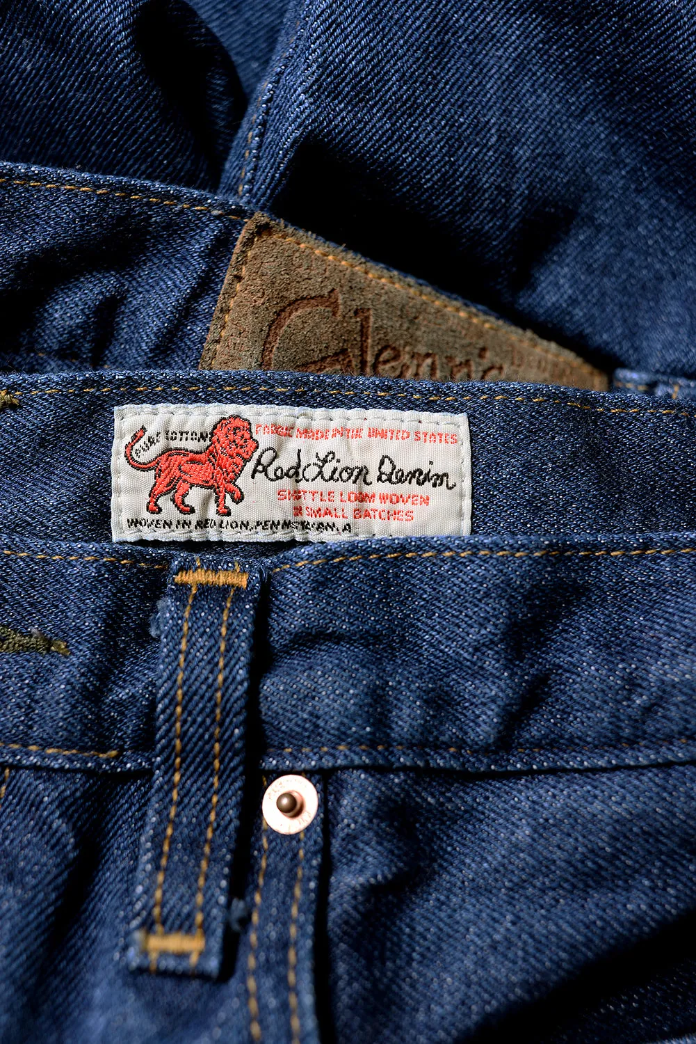GD110 SLIM TAPERED | Raw 13 Oz Selvedge Denim - Classic Indigo