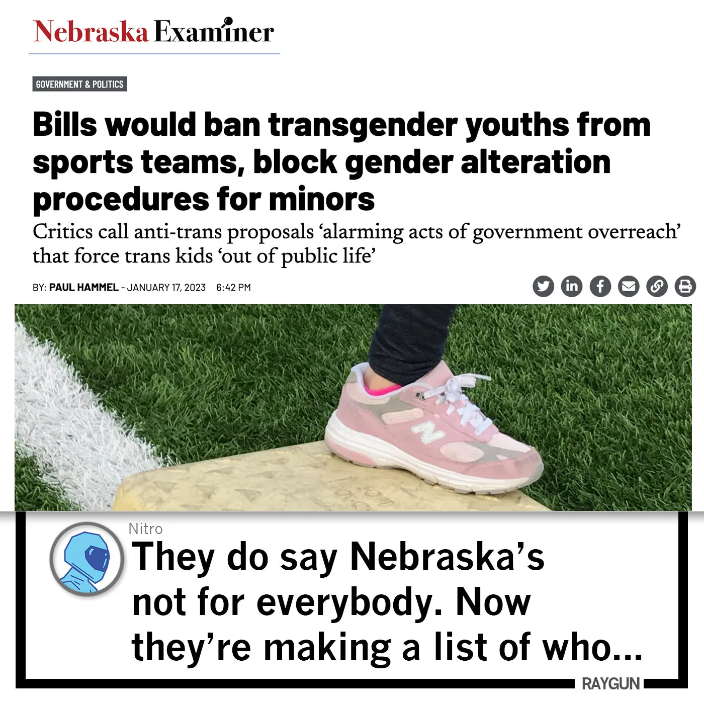Gender Identity Scares My State's Government