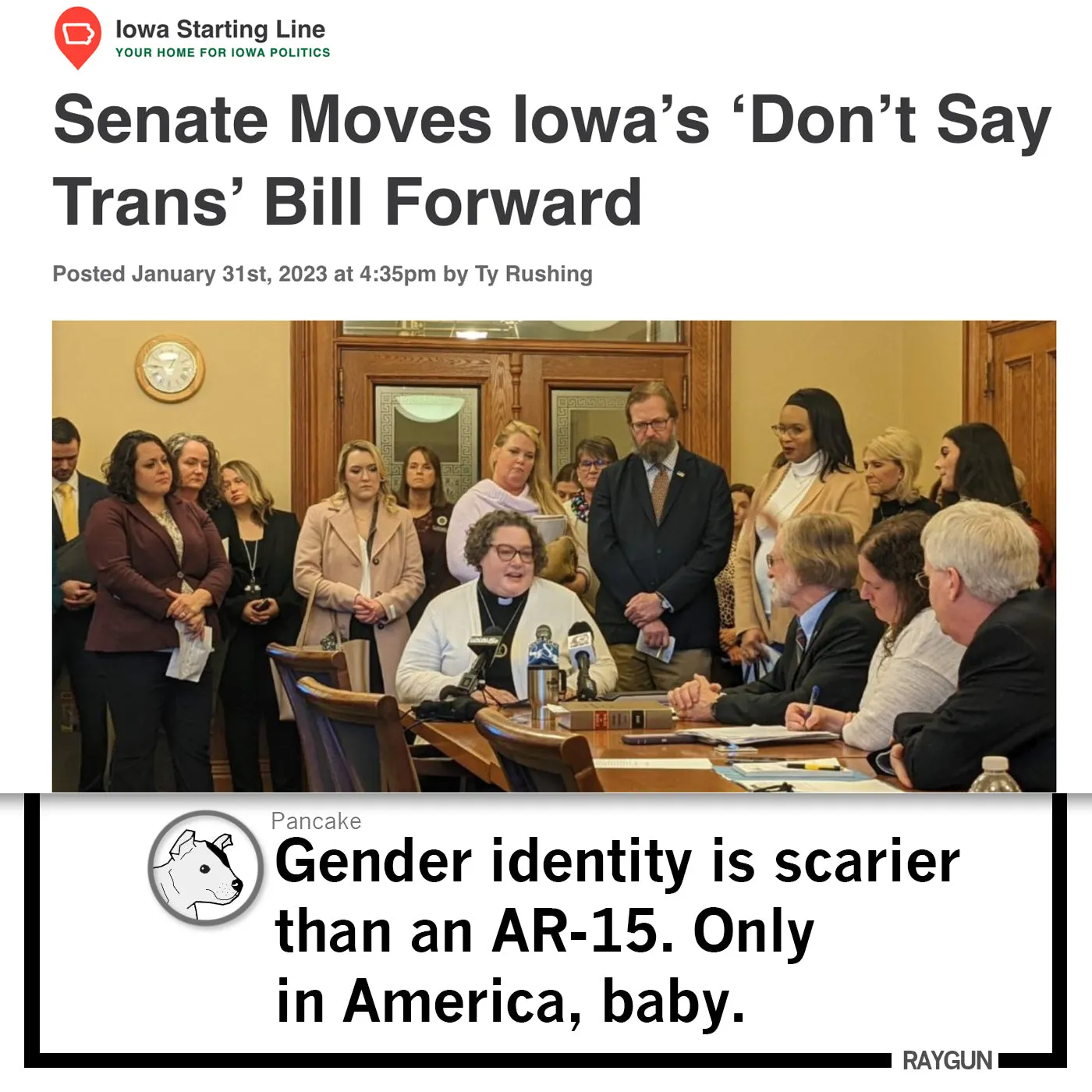 Gender Identity Scares My State's Government