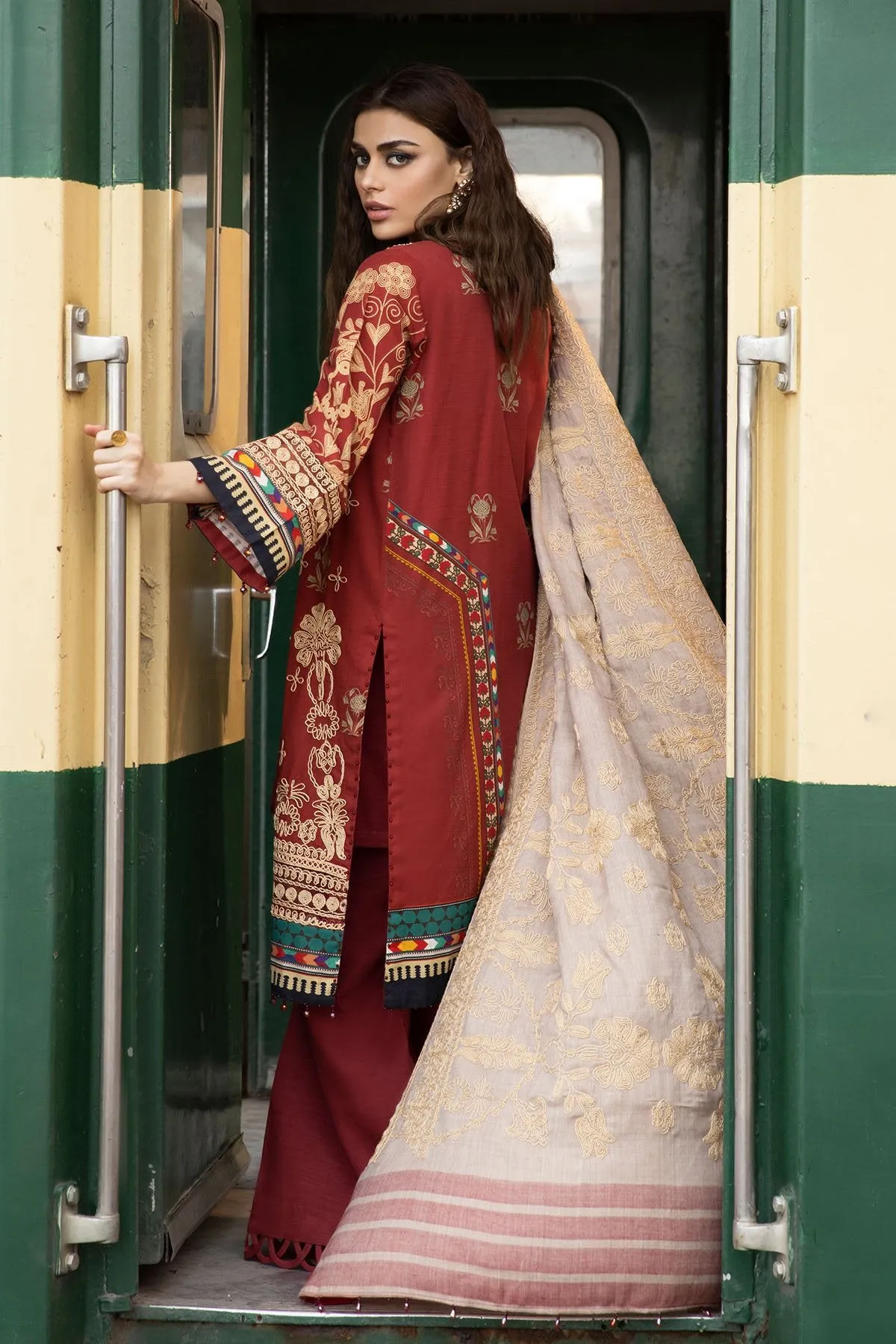 GHAZAL | Nureh Maya Winter Khaddar Collection Vol 2 2021 | Unstitched Embroidered Khaddar Suits