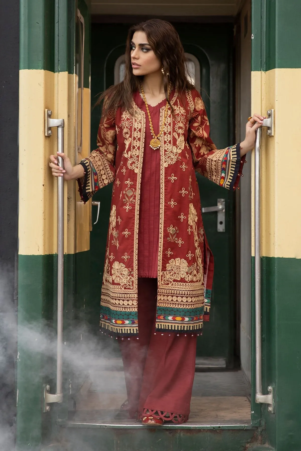 GHAZAL | Nureh Maya Winter Khaddar Collection Vol 2 2021 | Unstitched Embroidered Khaddar Suits