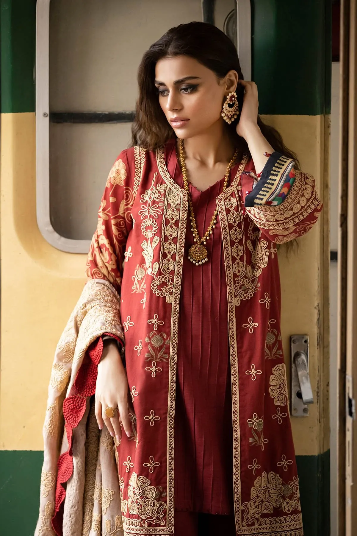 GHAZAL | Nureh Maya Winter Khaddar Collection Vol 2 2021 | Unstitched Embroidered Khaddar Suits