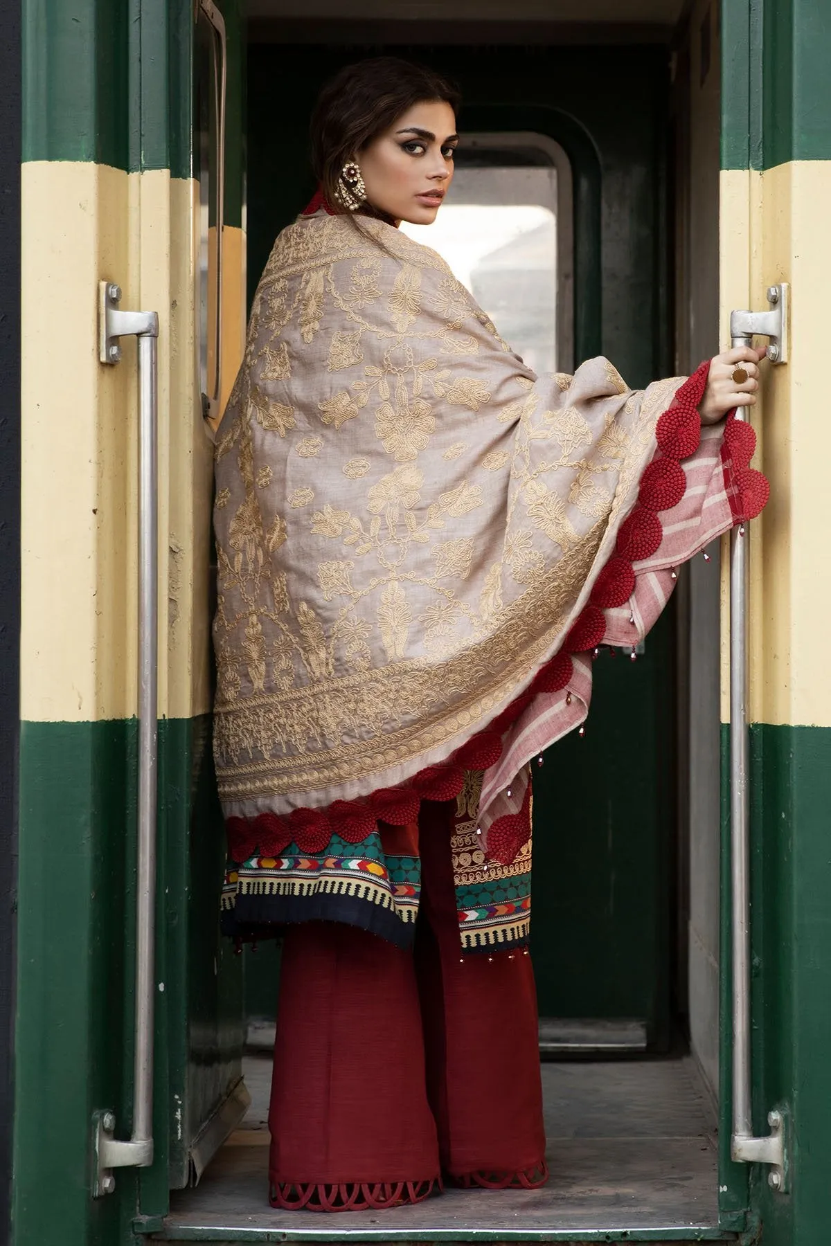 GHAZAL | Nureh Maya Winter Khaddar Collection Vol 2 2021 | Unstitched Embroidered Khaddar Suits