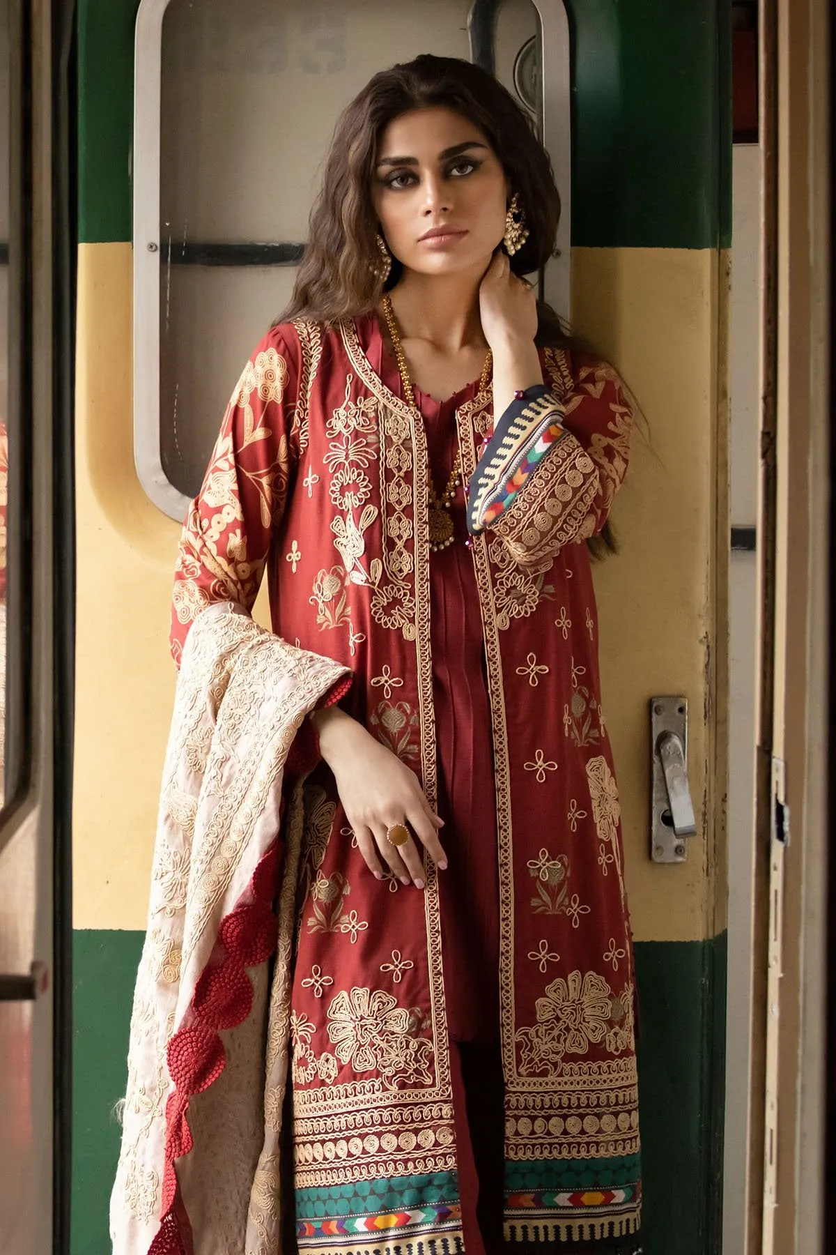 GHAZAL | Nureh Maya Winter Khaddar Collection Vol 2 2021 | Unstitched Embroidered Khaddar Suits