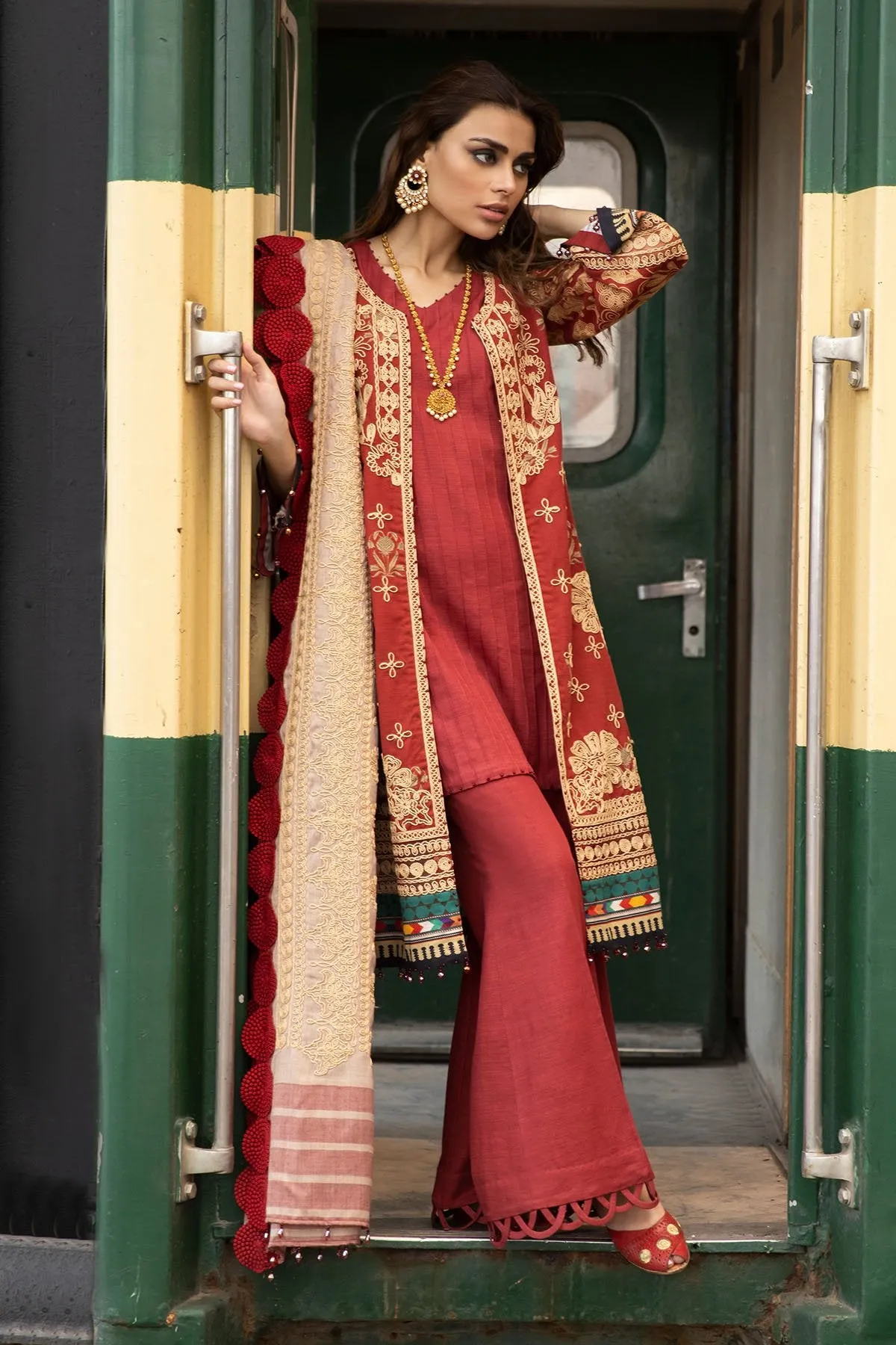 GHAZAL | Nureh Maya Winter Khaddar Collection Vol 2 2021 | Unstitched Embroidered Khaddar Suits