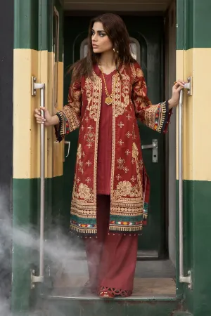 GHAZAL | Nureh Maya Winter Khaddar Collection Vol 2 2021 | Unstitched Embroidered Khaddar Suits