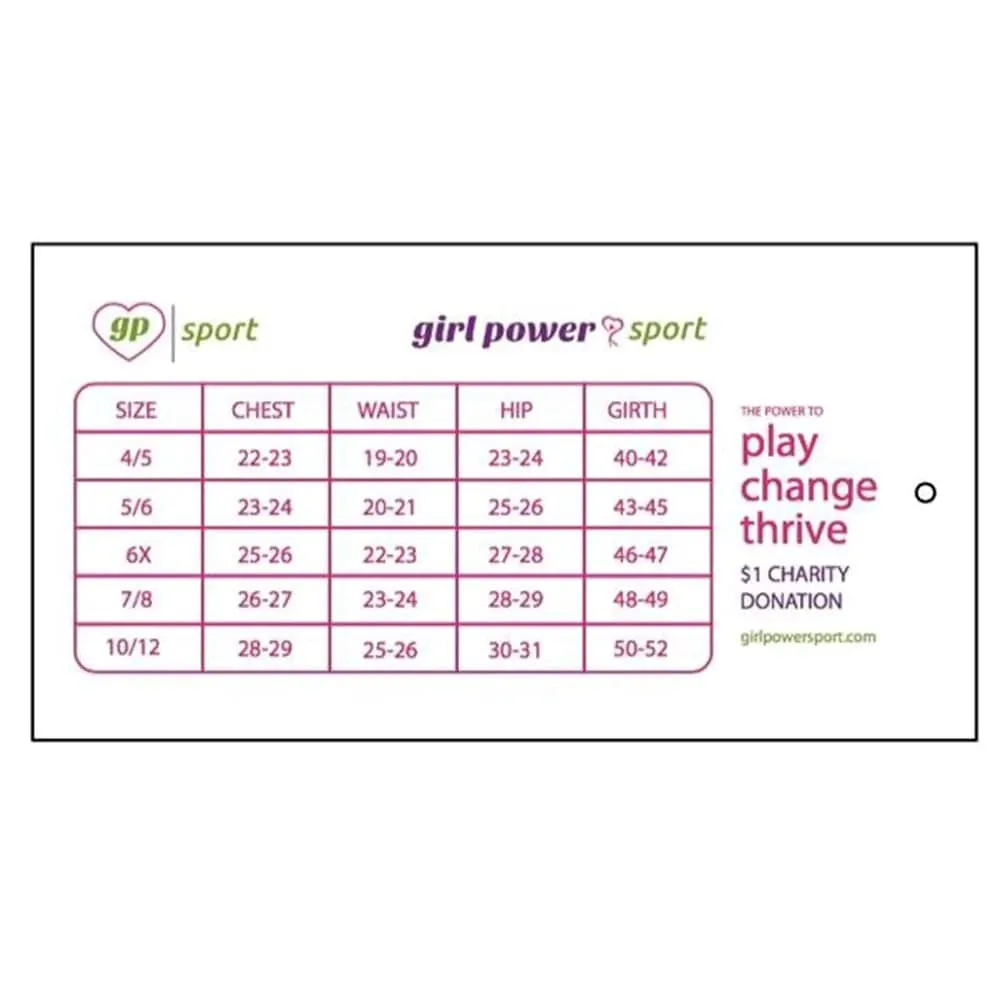 Girl Power Sport Sweet Butterfly Gymnastics Biketard - Child