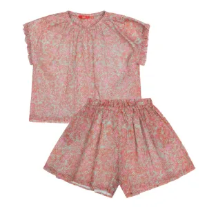Girls Pink Bazar Short Set