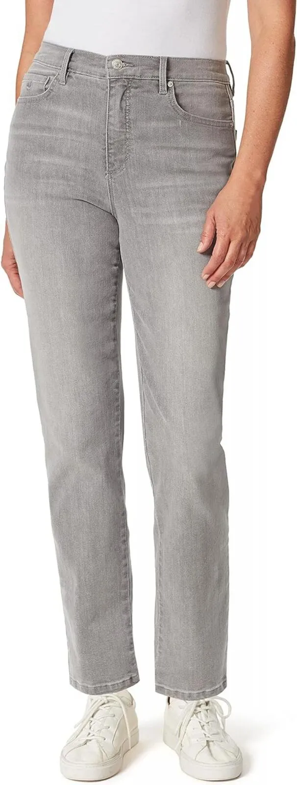 Gloria Vanderbilt Amanda Classic High Rise Tapered Jean 30150519 Tybee Gray 12