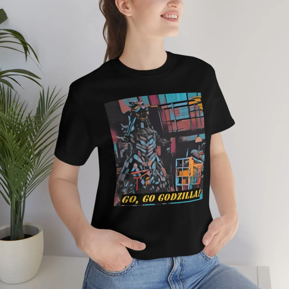 Go, Go Godzilla! Short Sleeve Tee