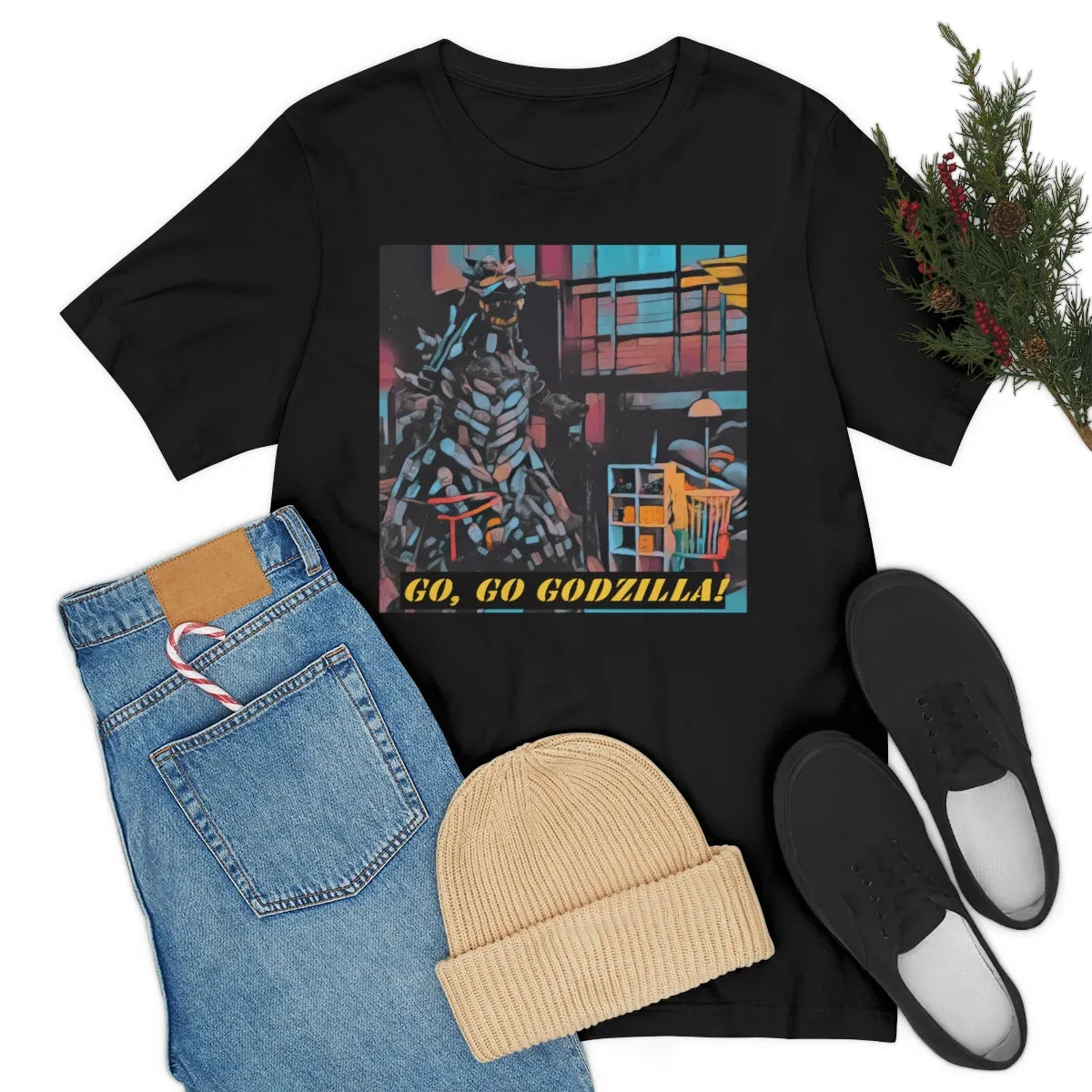 Go, Go Godzilla! Short Sleeve Tee