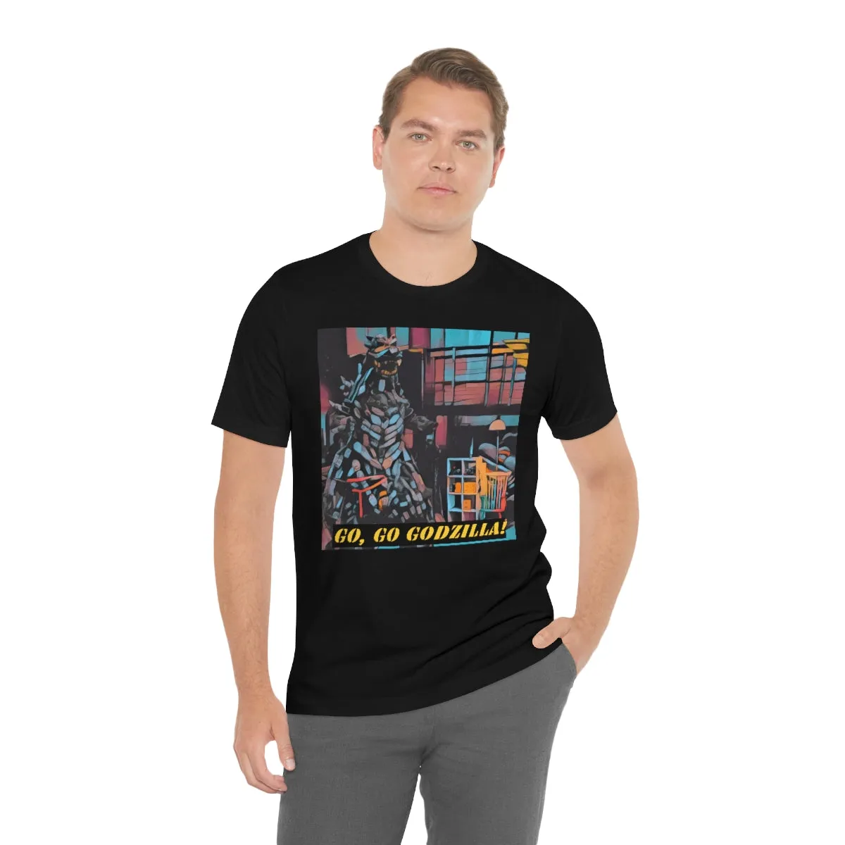 Go, Go Godzilla! Short Sleeve Tee