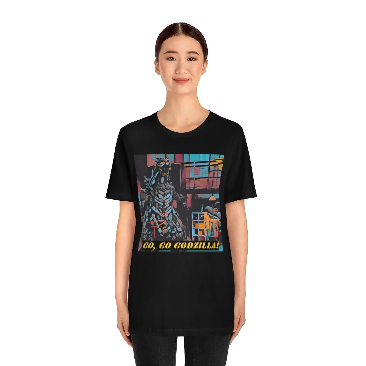 Go, Go Godzilla! Short Sleeve Tee