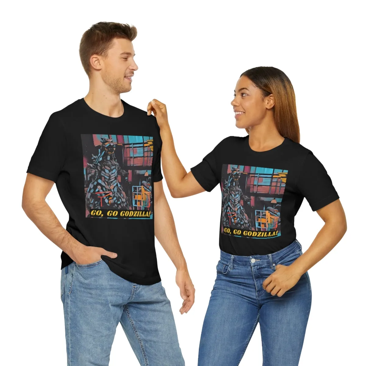 Go, Go Godzilla! Short Sleeve Tee