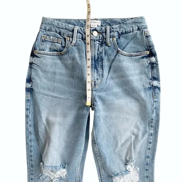 GOOD AMERICAN Good Icon Straight Leg Jeans! Retail$155