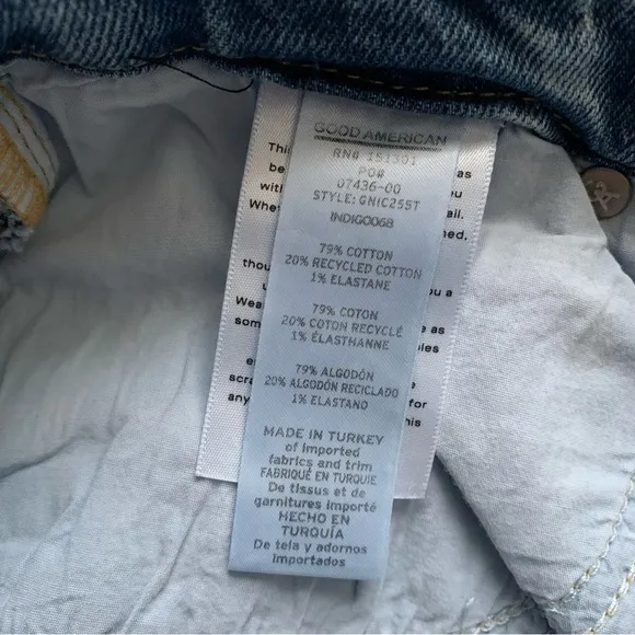 GOOD AMERICAN Good Icon Straight Leg Jeans! Retail$155