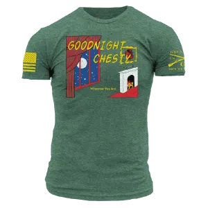 Goodnight Chesty T-Shirt - Heather Forest Green