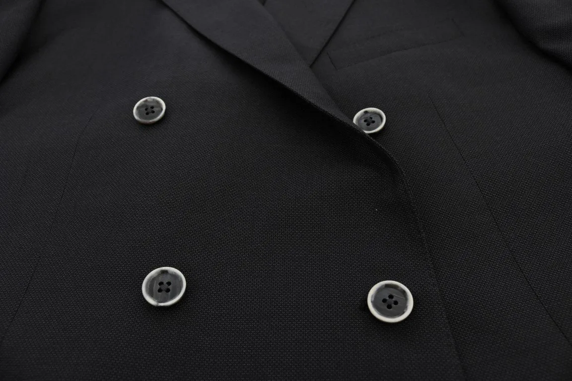 Gray MARTINI Wool Silk Slim fit Suit