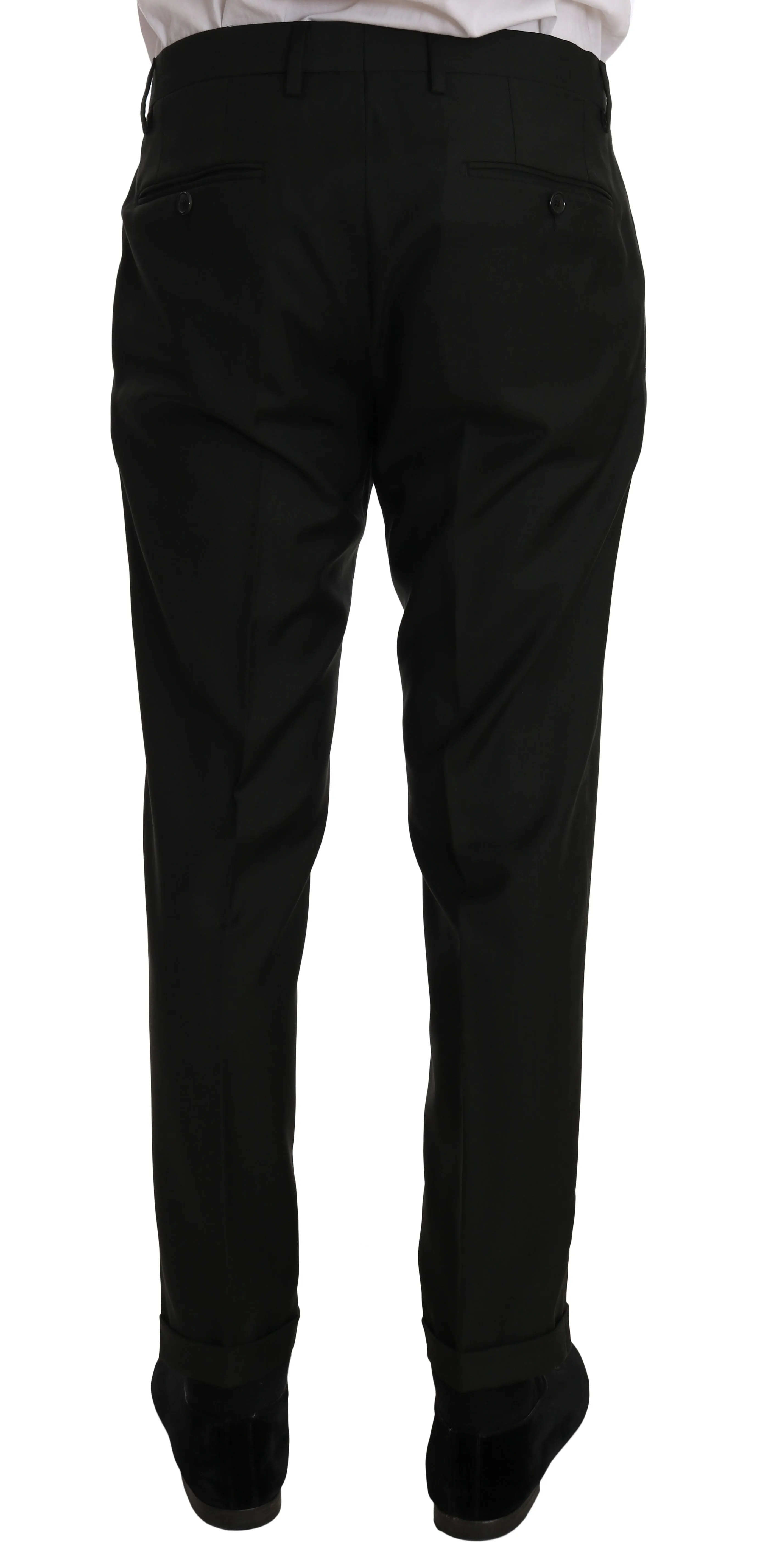 Green Wool Two Button Slim Fit Blazer Suit