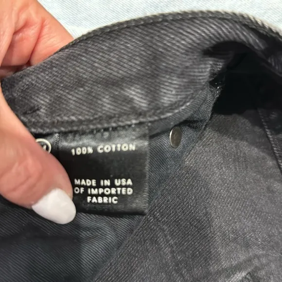 GRLFRND KAROLINA BLACK DENIM SHORTS SZ 24