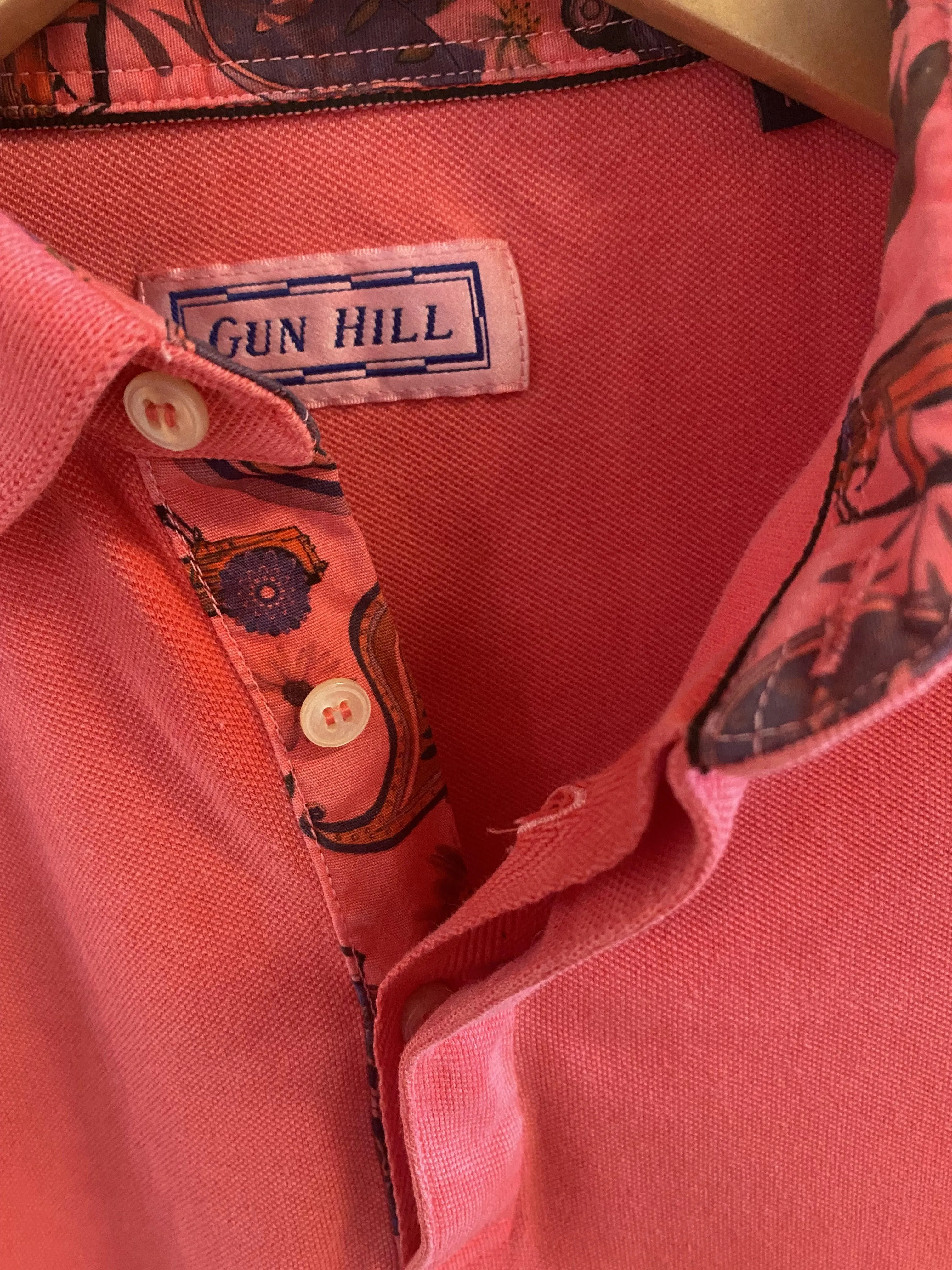 Gun Hill Sunbleached Clifton polo - Blue, Olive, Pink or Red