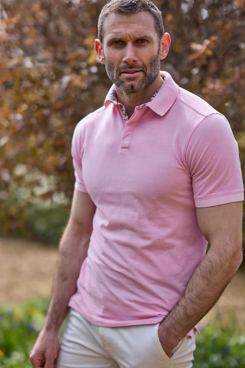 Gun Hill Sunbleached Clifton polo - Blue, Olive, Pink or Red